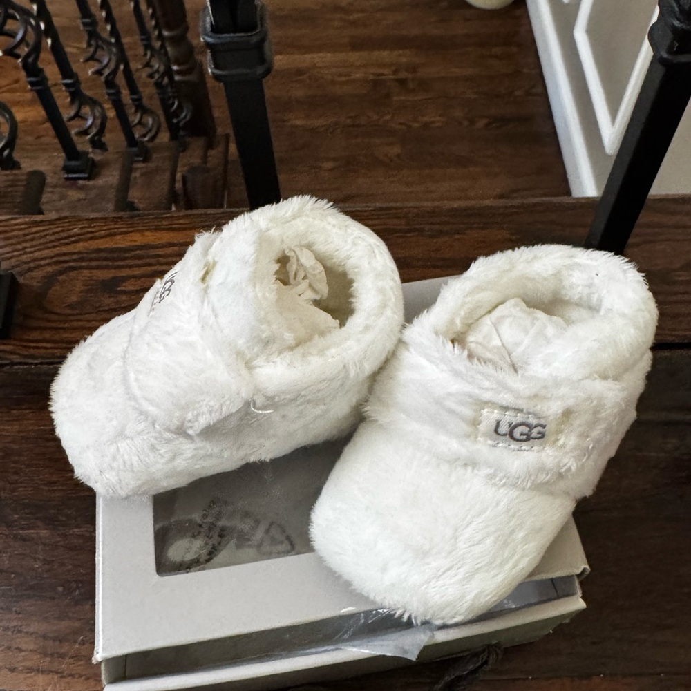 UGG Cream Baby Booties
